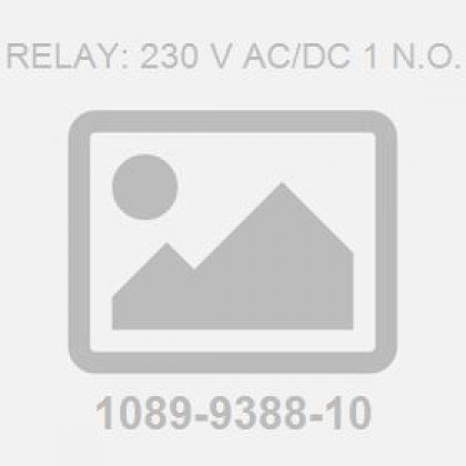 Relay: 230 V Ac/Dc 1 N.O.